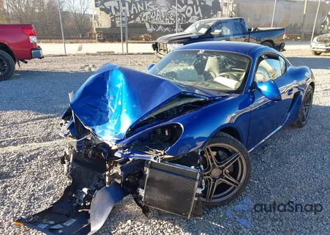 2012 Porsche Cayman z USA, uszkodzony, nr VIN WP0AA2A87CS760162